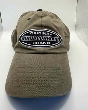 Vintage Lids Easy Fit Original Snowboarding Brand Strapback Dad Hat Khaki